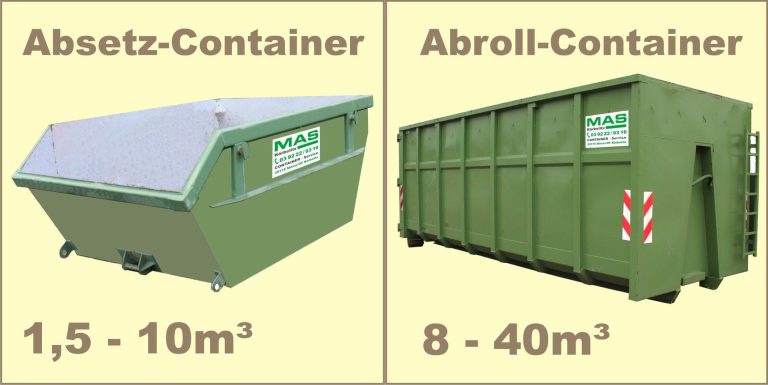 Abrollcontainer bestellen Magdeburg Absetzcontainer mieten Jerichower Land